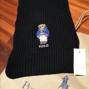 Polo Bear Ski Collectible Knit Scarf